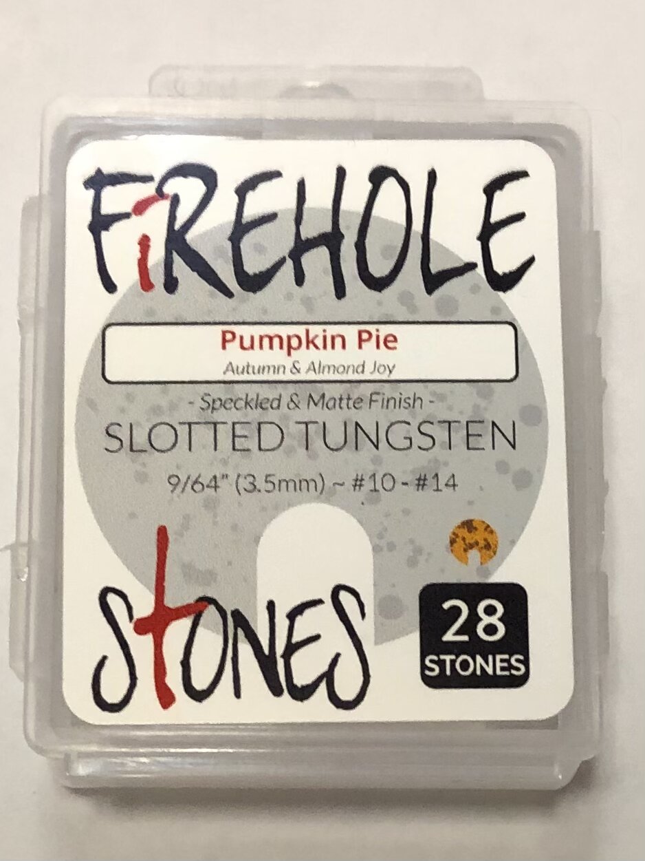 Pumpkin Pie Slotted Tungsten Bead 28/PKG - 9/64